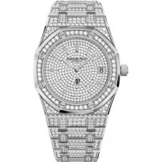 Audemars Piguet Royal Oak Extra-Thin White Gold Diamond Watch
