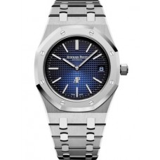 Audemars Piguet Royal Oak Extra-Thin Titanium Platinum Blue Watch