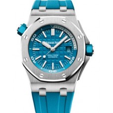 Replica Audemars Piguet Royal Oak Offshore Diver Stainless Steel Turquoise Watch