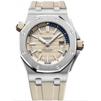 Replica Audemars Piguet Royal Oak Offshore Diver Stainless Steel Beige Watch