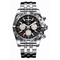 Replica Breitling Chronomat 44 GMT Stainless Steel Watch AB0420B9/BB56/375A