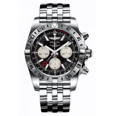 Replica Breitling Chronomat 44 GMT Stainless Steel Watch AB0420B9/BB56/375A
