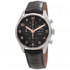 Replica Tag Heuer Carrera Chronograph Automatic Black Dial Men's Watch CV2A1AB.FC6379