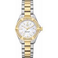 Replica Tag Heuer Aquaracer Ladies 18K Yellow Gold and Steel Watch WBD1421.BB0321