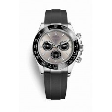 Replica Rolex Cosmograph Daytona 18 ct white gold 116519LN Steel black Dial Watch m116519ln-0024