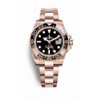 Replica Rolex GMT-Master II 18 ct Everose gold – 126715CHNR Black Dial Watch m126715chnr-0001