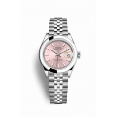 Replica Rolex Datejust 28 Oystersteel 279160 Pink Dial Watch m279160-0001