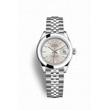 Replica Rolex Datejust 28 Oystersteel 279160 Silver Dial Watch m279160-0005