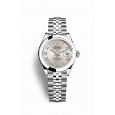 Replica Rolex Datejust 28 Oystersteel 279160 Silver Dial Watch m279160-0007