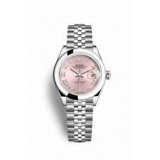 Replica Rolex Datejust 28 Oystersteel 279160 Pink Dial Watch m279160-0013