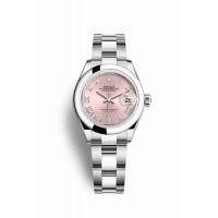 Replica Rolex Datejust 28 Oystersteel 279160 Pink Dial Watch m279160-0014