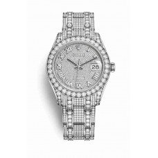 Replica Rolex Pearlmaster 39 18 ct white gold lugs set diamonds 86409RBR Diamond-paved Dial Watch m86409rbr-0001