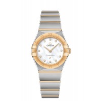 OMEGA Constellation Steel yellow gold Diamonds Watch 131.20.25.60.55.002 Replica 