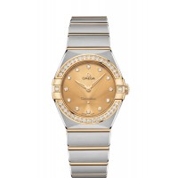 OMEGA Constellation Steel yellow gold Diamonds Watch 131.25.28.60.58.001 Replica 