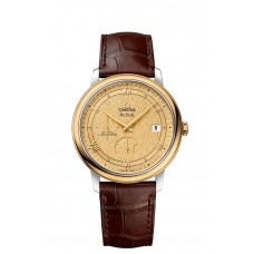 OMEGA De Ville Steel yellow gold Chronometer Watch 424.23.40.21.08.001 Replica 