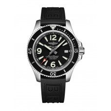 Breitling Superocean 42 Black Dial Black Rubber Strap Men's Watch A17366021B1S1 Replica 