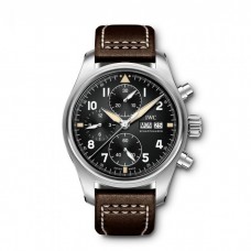 Replica IWC Pilots Stainless Steel Black Automatic IW387903