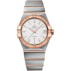 Omega Constellation Automatic Chronometer 38mm Silver Dial Stainless Steel and Rose Gold Men's Replica Watch 123.20.38.21.02.007