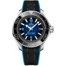 Omega Seamaster Planet Ocean 6000M Co-Axial Master Chronometer 45.5 mm Ultra Deep Blue Dial Rubber Strap Men's Replica Watch 215.32.46.21.03.001
