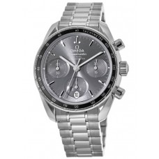 Omega Speedmaster Co-Axial Chronograph 38mm Grey Dial Steel Unisex Replica Watch 324.30.38.50.06.001