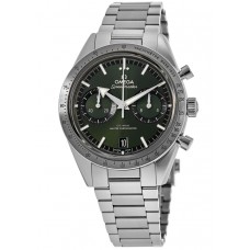 Omega Speedmaster '57 Co-Axial Master Chronometer Chronograph 40.5 mm Green Dial Steel Men's Replica Watch 332.10.41.51.10.001