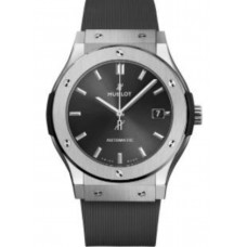 Hublot Classic Fusion Grey Dial Rubber Strap Men's Replica Watch 511.NX.7071.RX