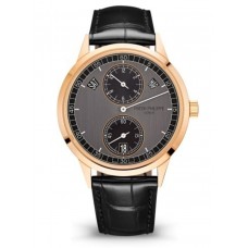 Patek Philippe Complications Annual Calendar 18kt Rose Gold Grey Dial Men's Replica Watch 5235/50R-001