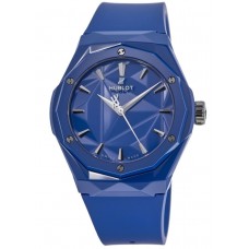 Hublot Classic Fusion Orlinski Blue Dial Rubber Strap Men's Replica Watch 550.ES.5100.RX.ORL21