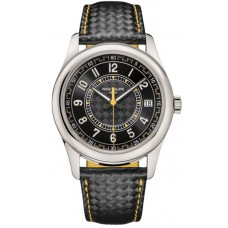 Patek Philippe Calatrava Back Dial Leather Strap Men's Replica Watch 6007G-001