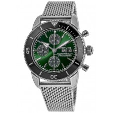 Breitling Superocean Heritage Chronograph 44 Green Dial Steel Men's Replica Watch A13313121L1A1
