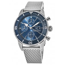 Breitling Superocean Heritage II Chronograph 44 Blue Dial Ceramic Bezel Steel Men's Replica Watch A13313161C1A1