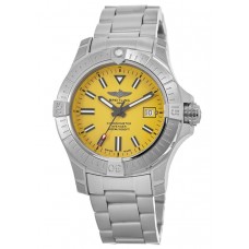 Breitling Avenger Automatic 45 Seawolf Yellow Dial Steel Men's Replica Watch A17319101I1A1