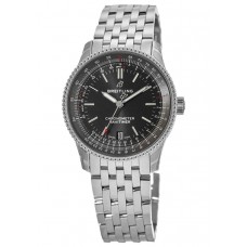 Breitling Navitimer 1 Automatic 38 Black Dial Stainless Steel Men's Replica Watch A17325241B1A1