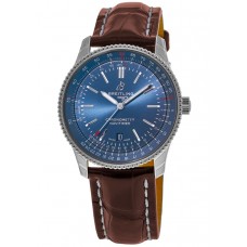 Breitling Navitimer 1 Automatic 41 Blue Dial Brown Leather Strap Men's Replica Watch A17326161C1P1