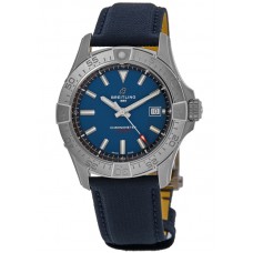 Breitling Avenger Automatic 42 Blue Dial Leather Strap Men's Replica Watch A17328101C1X1
