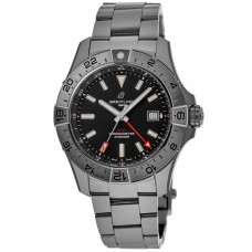 Breitling Avenger Automatic GMT 44 Black Dial Stainless Steel Men's Replica Watch A32320101B1A1