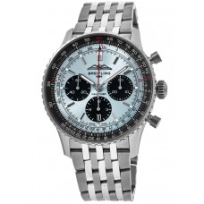 Breitling Navitimer B01 Chronograph 43 Ice Blue Dial Steel Men's Replica Watch AB0138241C1A1