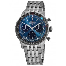 Breitling Navitimer B01 Chronograph 41 Blue Dial Steel Men's Replica Watch AB0139241C1A1