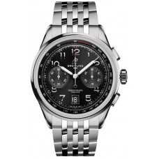 Breitling Premier B01 Chronograph 42 Black Dial Steel Men's Replica Watch AB0145221B1A1