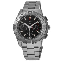 Breitling Avenger B01 Chronograph 44 Black Dial Steel Bracelet Men's Replica Watch AB0147101B1A1