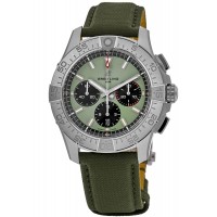 Breitling Avenger B01 Chronograph 44 Chronograph Green Dial Leather Strap Men's Replica Watch AB0147101L1X1
