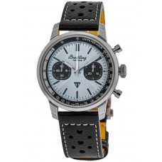 Breitling Top Time Triumph Blue Dial Leather Strap Men's Replica Watch AB01764A1C1X1