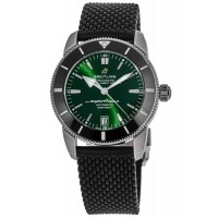 Breitling Superocean Heritage 42 Green Dial Rubber Strap Men's Replica Watch AB2010121L1S1