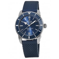 Breitling Superocean Heritage II Automatic 42 Blue Dial Rubber Strap Men's Replica Watch AB2010161C1S1