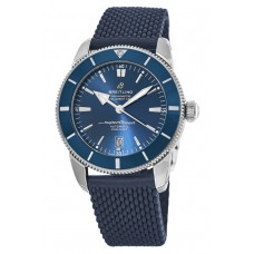 Breitling Superocean Heritage II Automatic 46 Blue Ceramic Rubber Strap Men's Replica Watch AB2020161C1S1