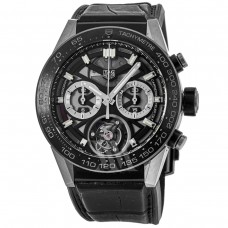 Tag Heuer Carrera Tourbillon Skeleton Automatic Chronograph Dial 45mm Men's Replica Watch CAR5A8Y.FC6377-PO