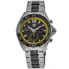 Tag Heuer Formula 1 Chronograph Black Dial Steel &amp; Ceramic  Men's Replica Watch CAZ101AC.BA0843