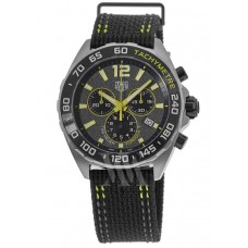 Tag Heuer Formula 1 Quartz Chronograph Grey Dial Nylon Men's Replica Watch CAZ101AG.FC8304