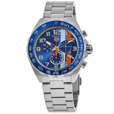 Tag Heuer Formula 1 X Gulf Special Edition Blue Dial Steel Men's Replica Watch CAZ101AT.BA0842