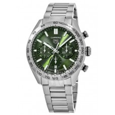 Tag Heuer Carrera Chronograph Automatic Green Dial Steel Men's Replica Watch CBN2A10.BA0643